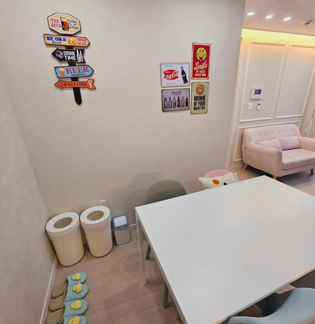סיאול Gamseong Mood House With Full Options, Two Rooms, Near Kkachisan Double Station 0*,